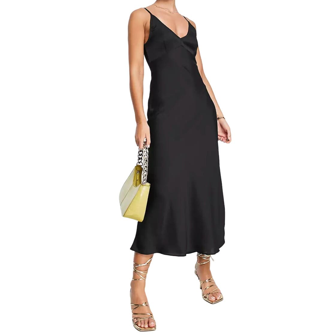 ASOS Design High Apex Maxi Slip Dress