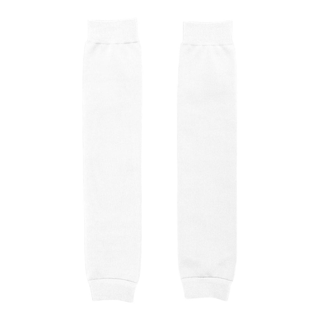 Sleefs Basic White Scrunchie Leg Sleeves