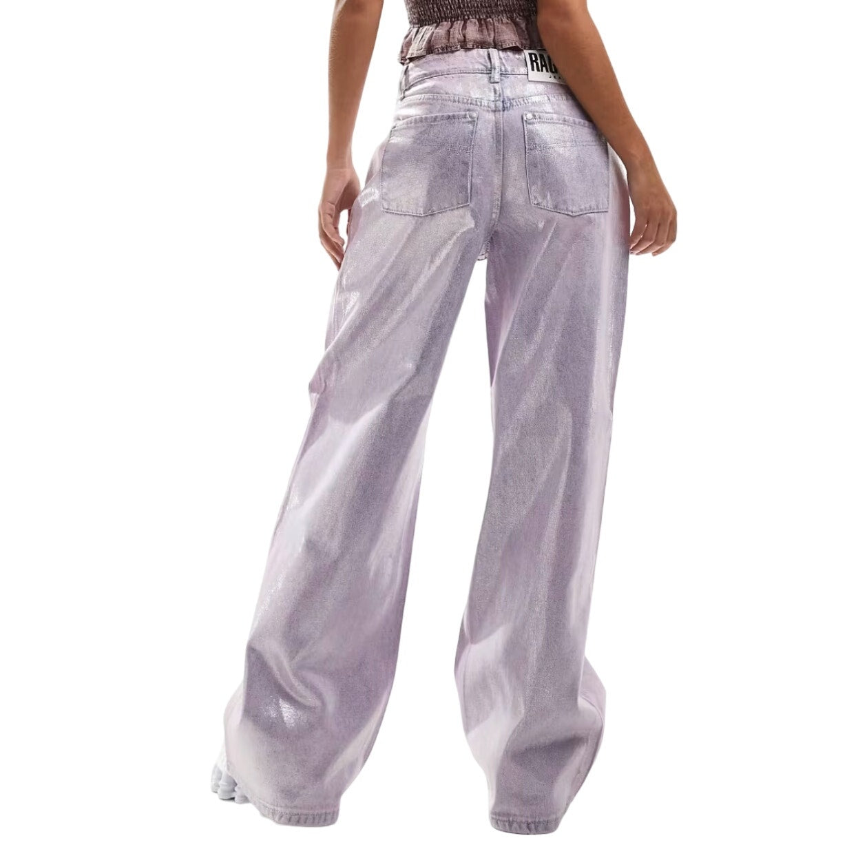 The Ragged Priest Mid Rise Slouch Relaxed Jeans