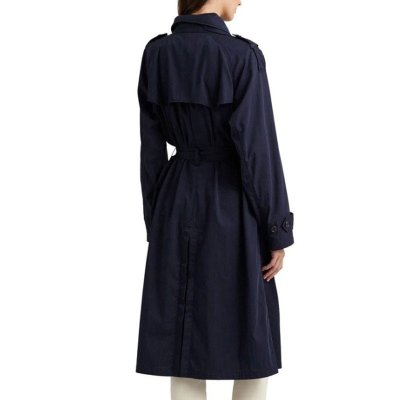 Lauren Ralph Lauren Double-Breasted Twill Trench Coat