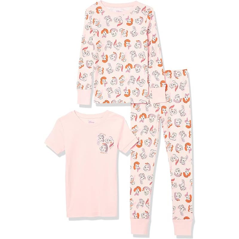 Amazon Essentials Girls Disney Princesses Pajama Sleep Sets