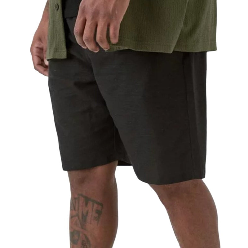 Boohoo Man Elasticated Waist Linen Comfort Shorts