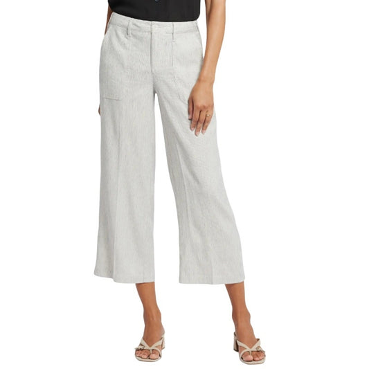 NYDJ Women's Wide Leg Cargo Capri Pants