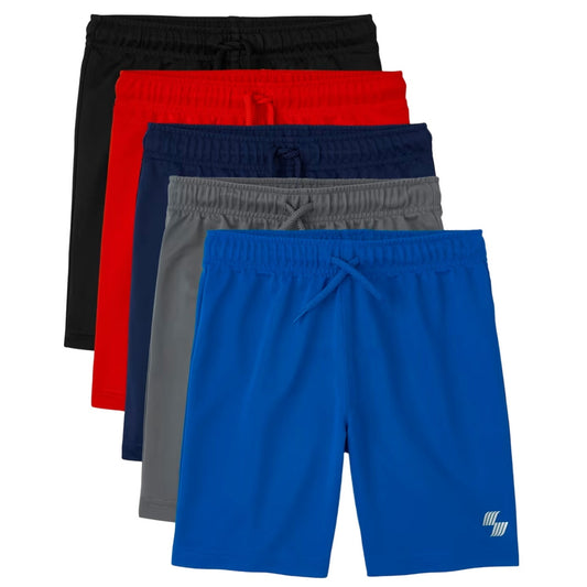 The Children’s Place Boys Basketball Shorts 5-Pack