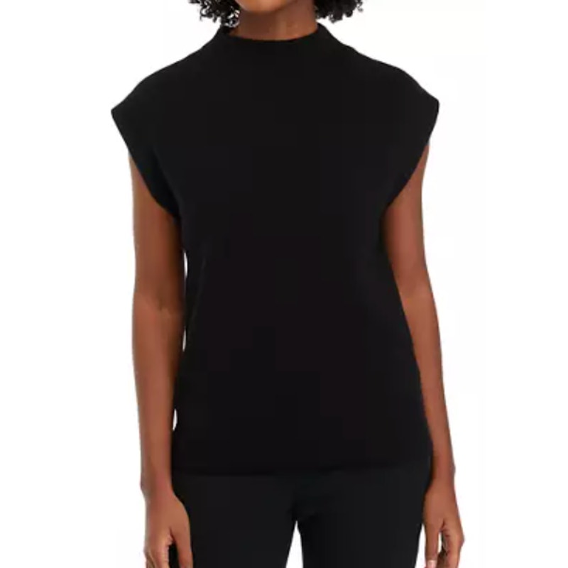 The Limited Petite Sleeveless Funnel Neck Sweater