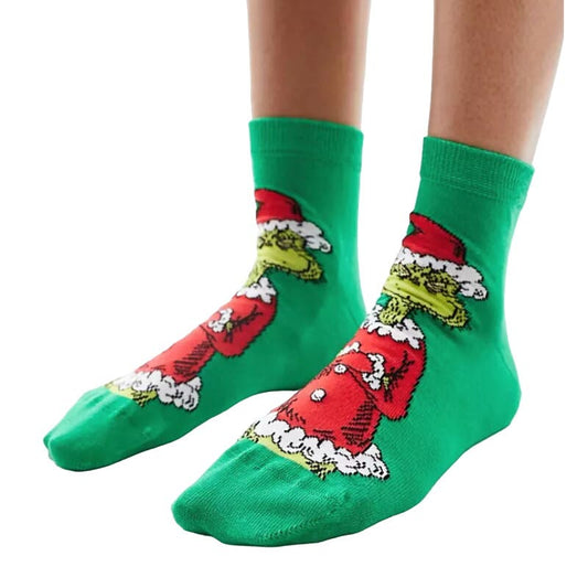 ASOS Design Christmas Grinch Ankle Sock