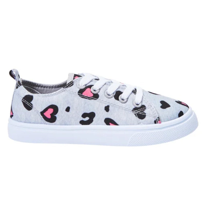 Fabkids Girls Canvas Lace Up Sneaker