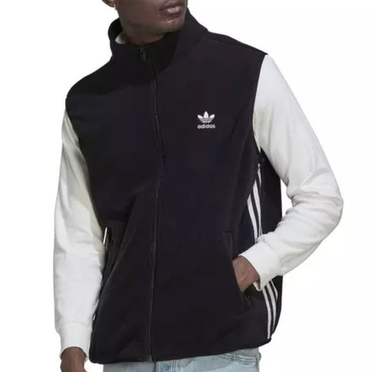Adidas Mens Recycled Adicolor 3-Stripes Fleece Vest