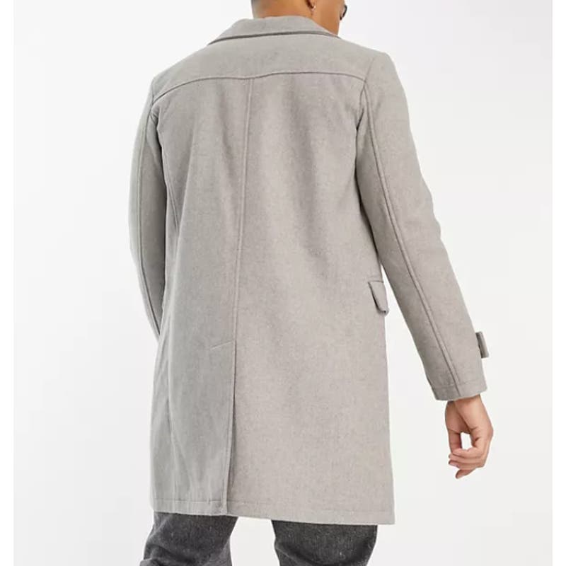 Harry Brown Double Breasted Wool Mix Coat