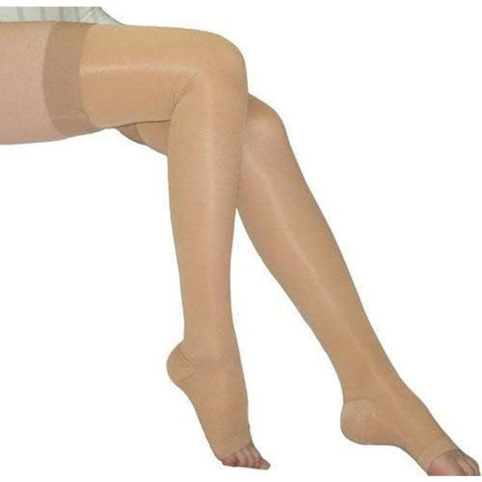 BriteLeafs Sheer Compression Stockings Thigh High 20-30 mmHg
