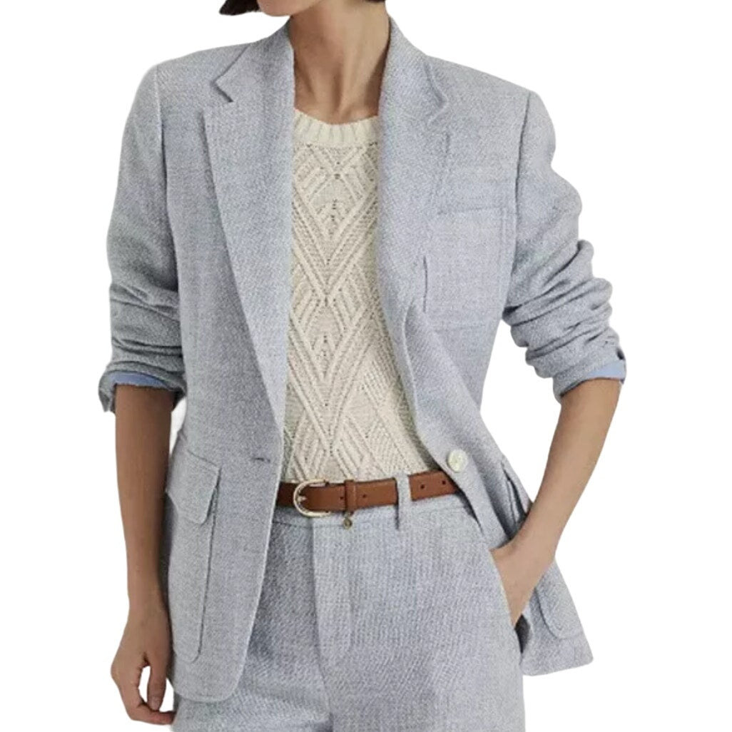 Lauren Ralph Lauren Linen Blend Blazer Jacket