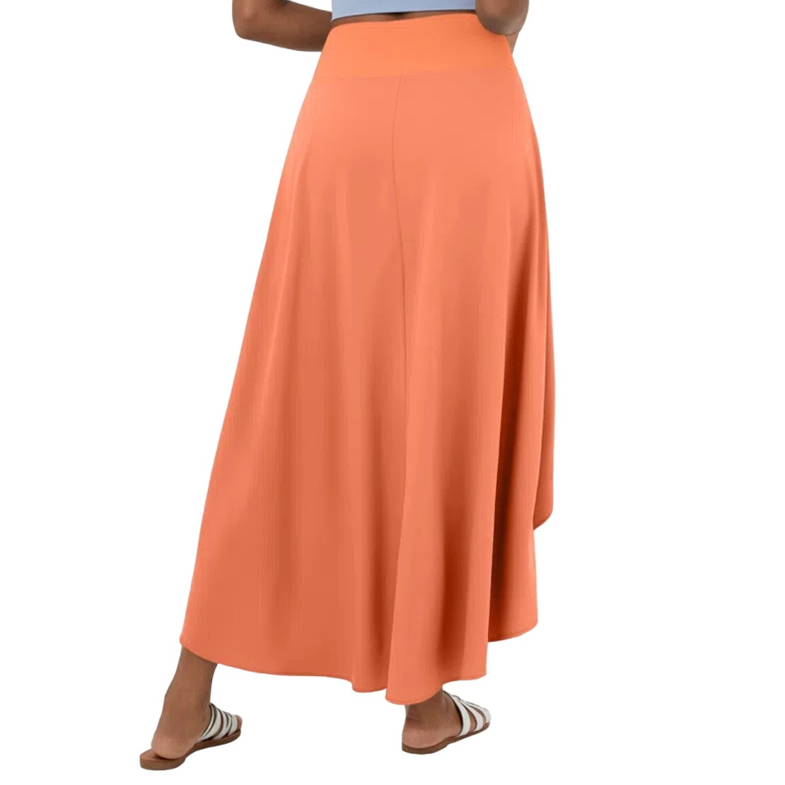 Halara High Low Ruffle 2-in-1 Flowy Active Maxi Skirt