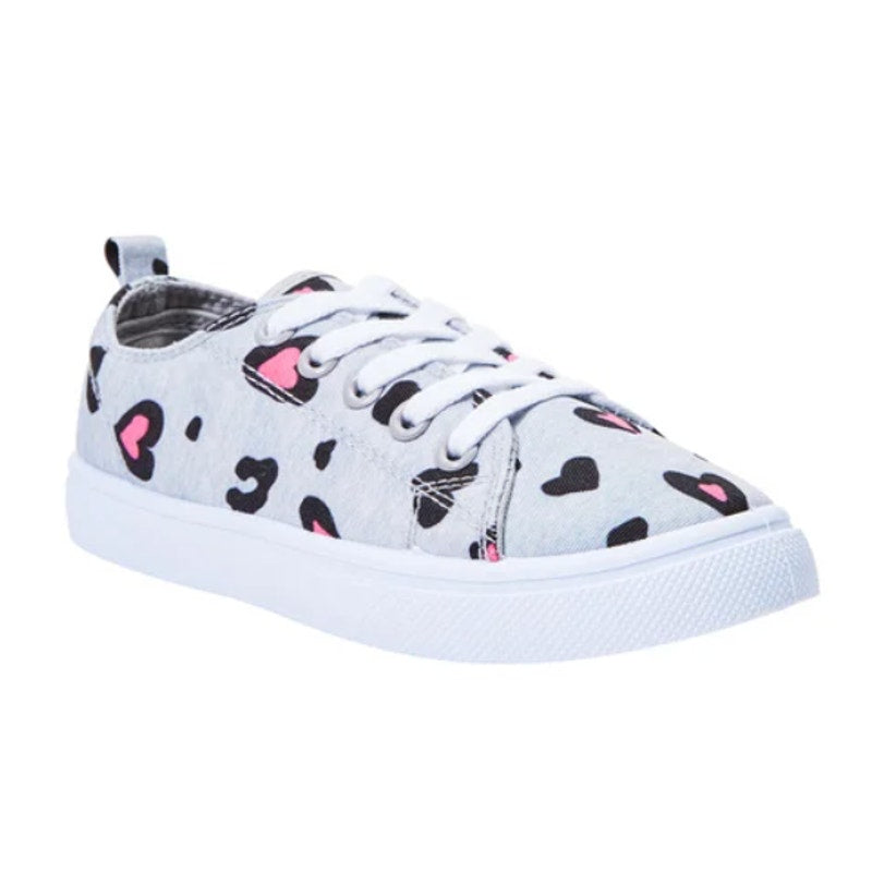 Fabkids Girls Canvas Lace Up Sneaker