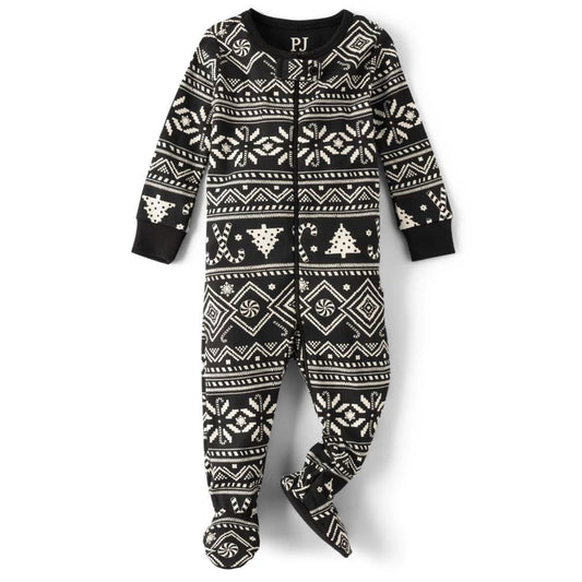 The Children's Place Snug Fit Footed One Piece Pajamas
