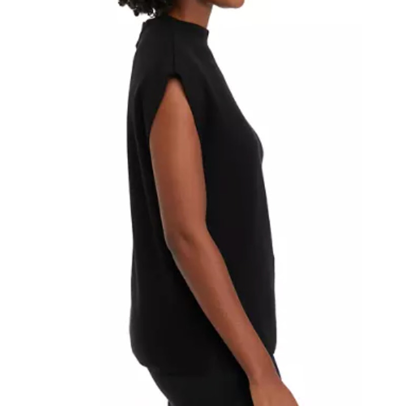 The Limited Petite Sleeveless Funnel Neck Sweater