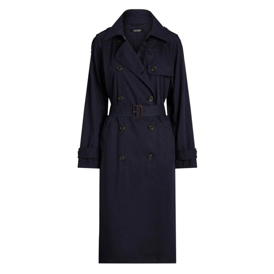 Lauren Ralph Lauren Double-Breasted Twill Trench Coat