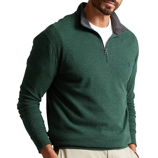 Polo Ralph Lauren Luxury Jersey 1/4-Zip Pullover