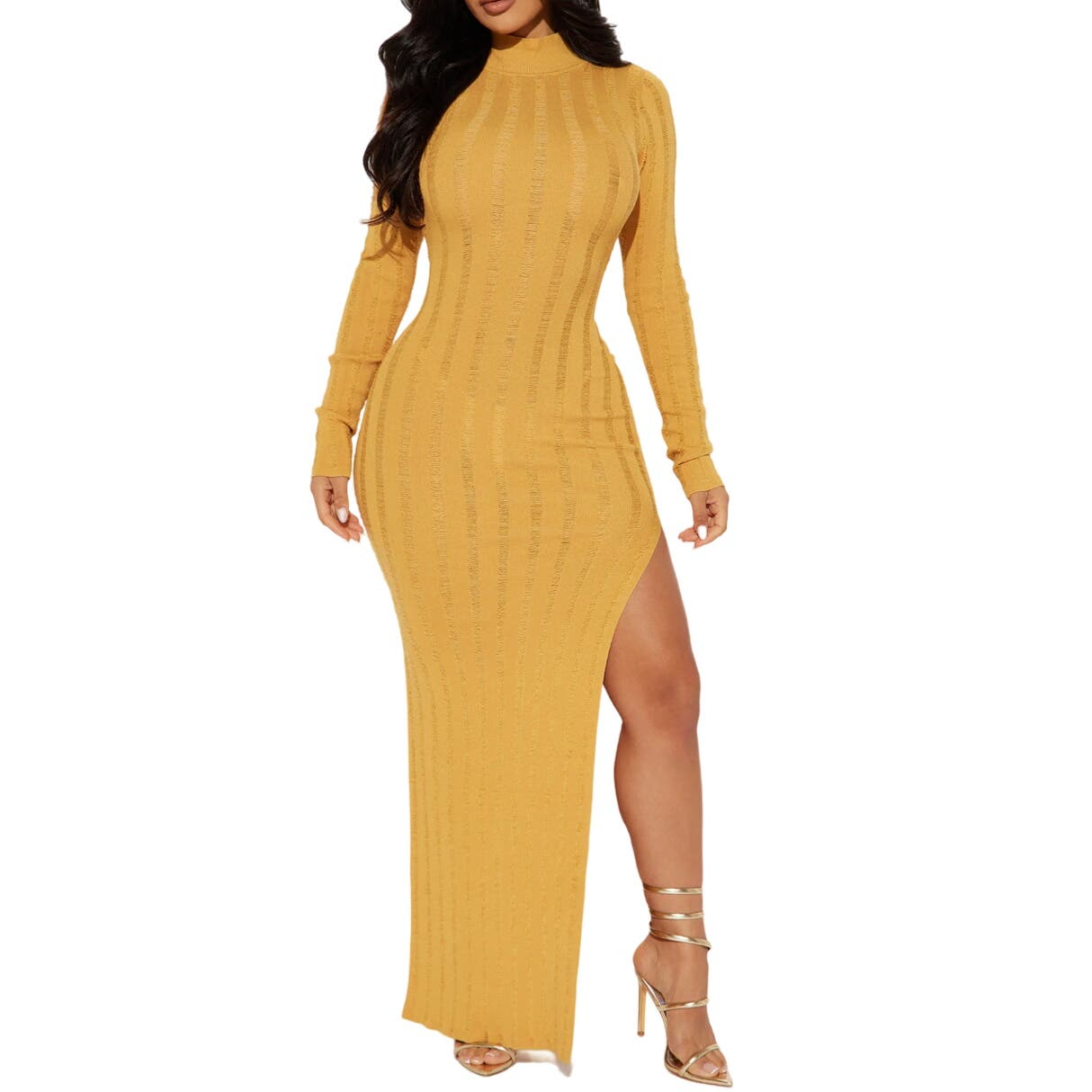 Fashion Nova Kayla Sweater Maxi Dress