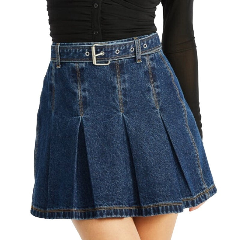 Shoedazzle Pleated Mini Skirt