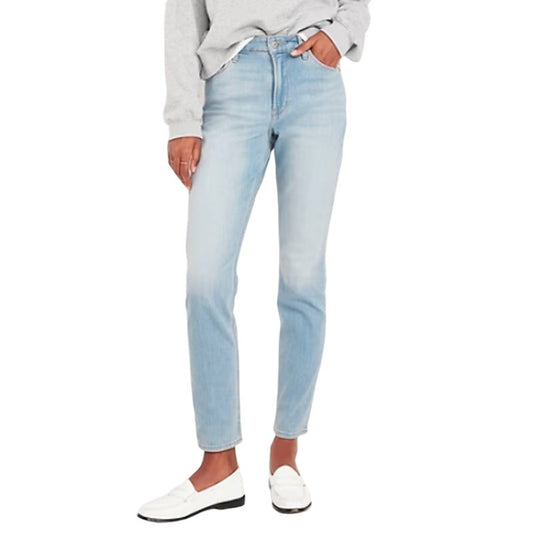 Old Navy High-Waisted Wow Straight Ankle Jeans