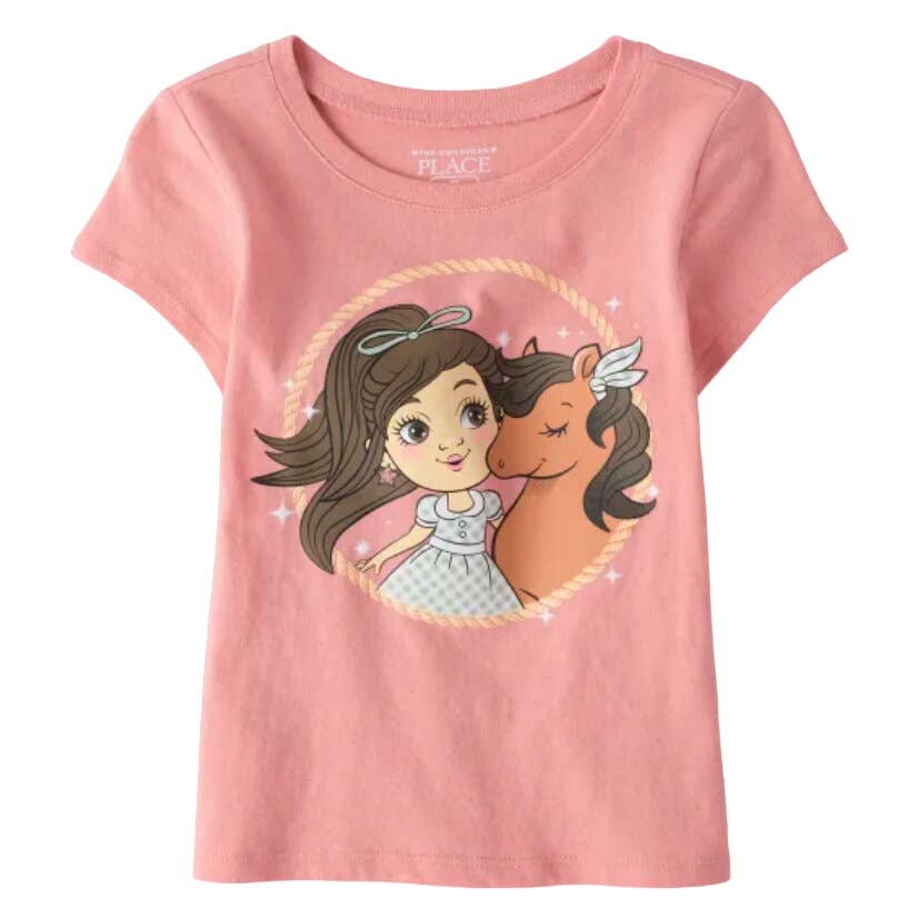 The Children’s Place Girls Western Girl Graphic Tee