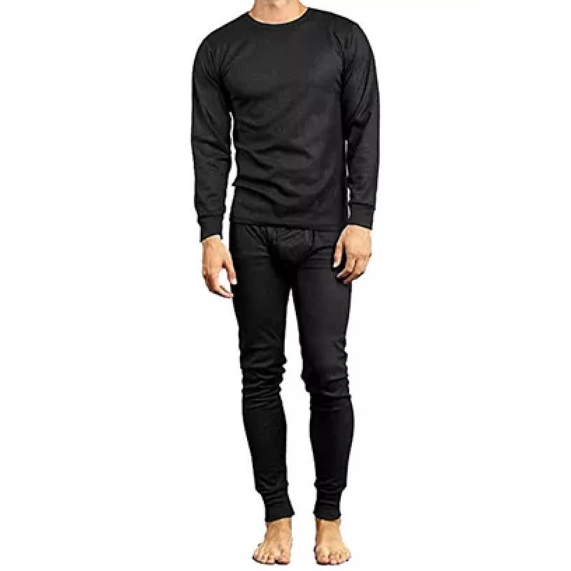Galaxy by Harvic Men's 2-Piece Winter Thermal Top & Bottom Set