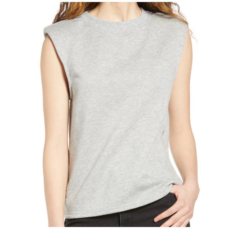 VERO MODA Natalie Shoulder Pad Sleeveless Top