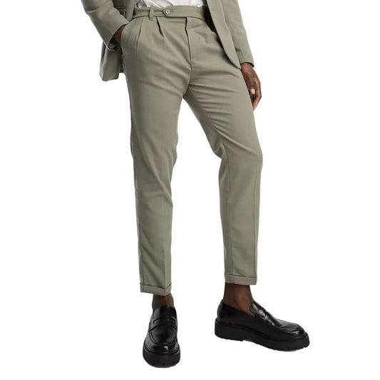 New Look Double Pleat Front Smart Trousers