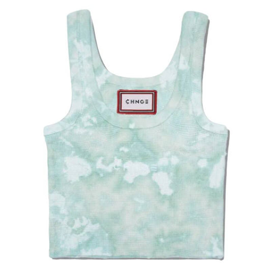 CHNGE Marble Tie Dye Logo Ribbed Tank