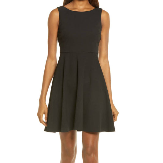 Morgan & Co. Scuba Crepe Skater Dress