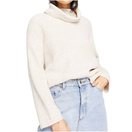 ASOS Design Jumper in Rib with High Neck