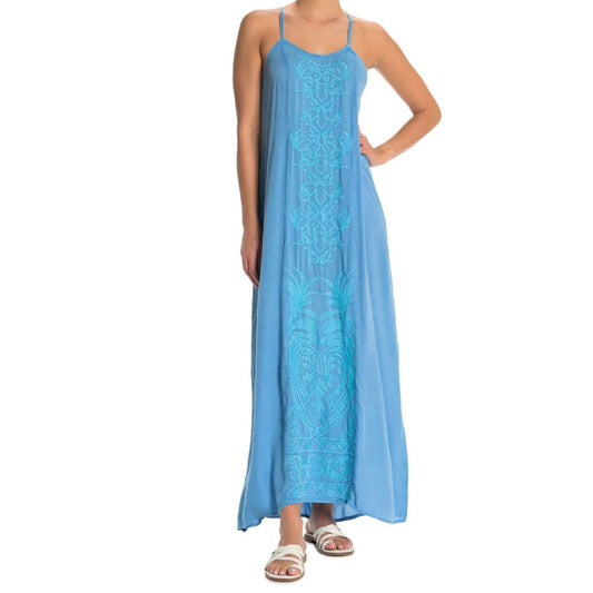 Boho Me… Embroidered Cover-Up Maxi Dress