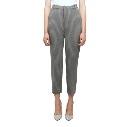 L'Agence Ludivine Stripe Crop Trousers