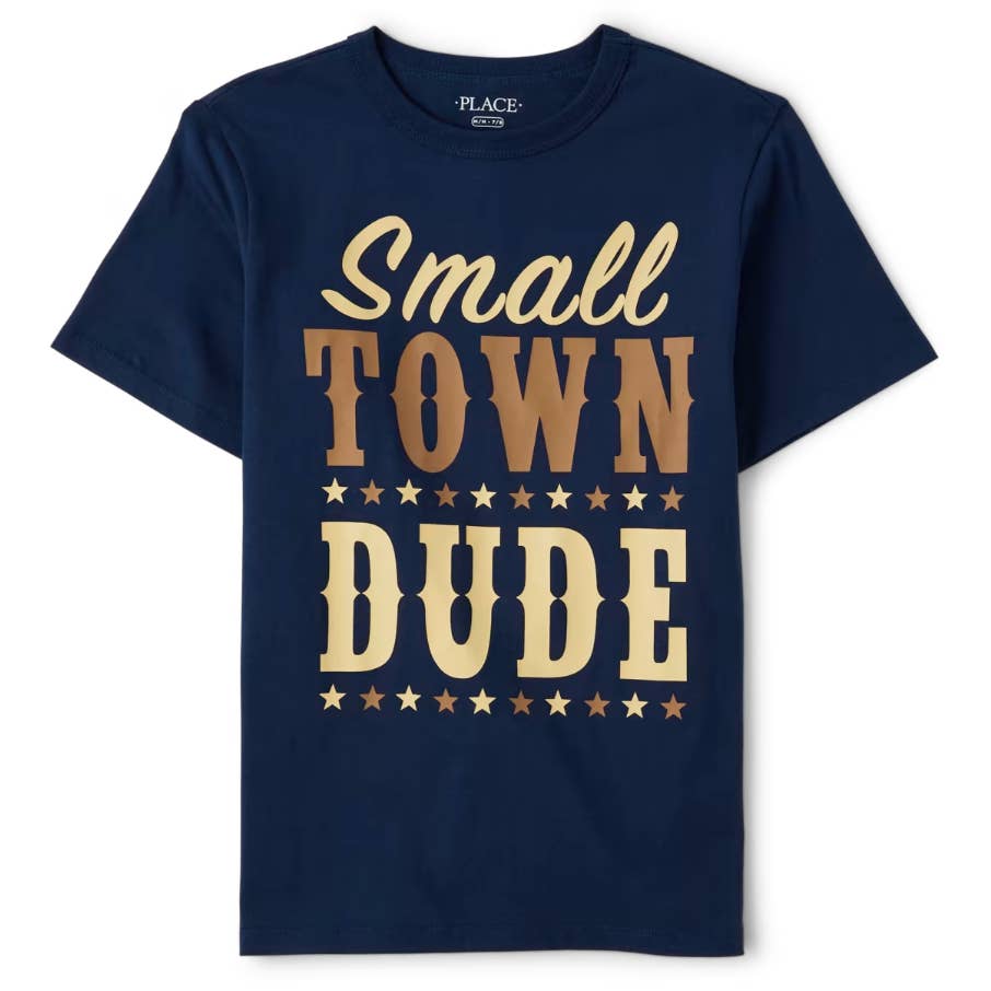 The Children’s Place Boys Small Town Dude Graphic Tee
