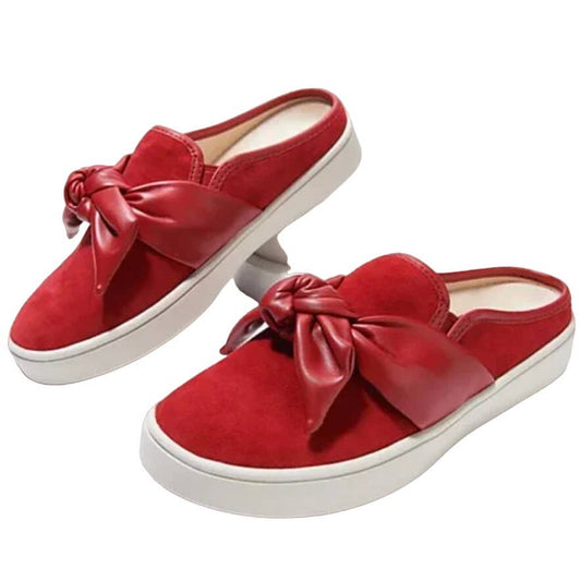 Spenco Barbados Orthotic Suede Bow Mules