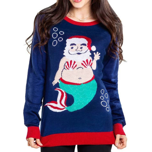 Tipsy Elves Mermanta Ugly Christmas Sweater