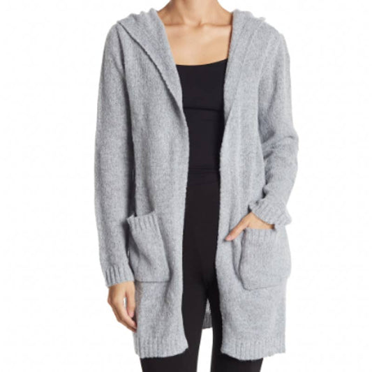 Love by Design Solid Mossy Hooded Cardigan