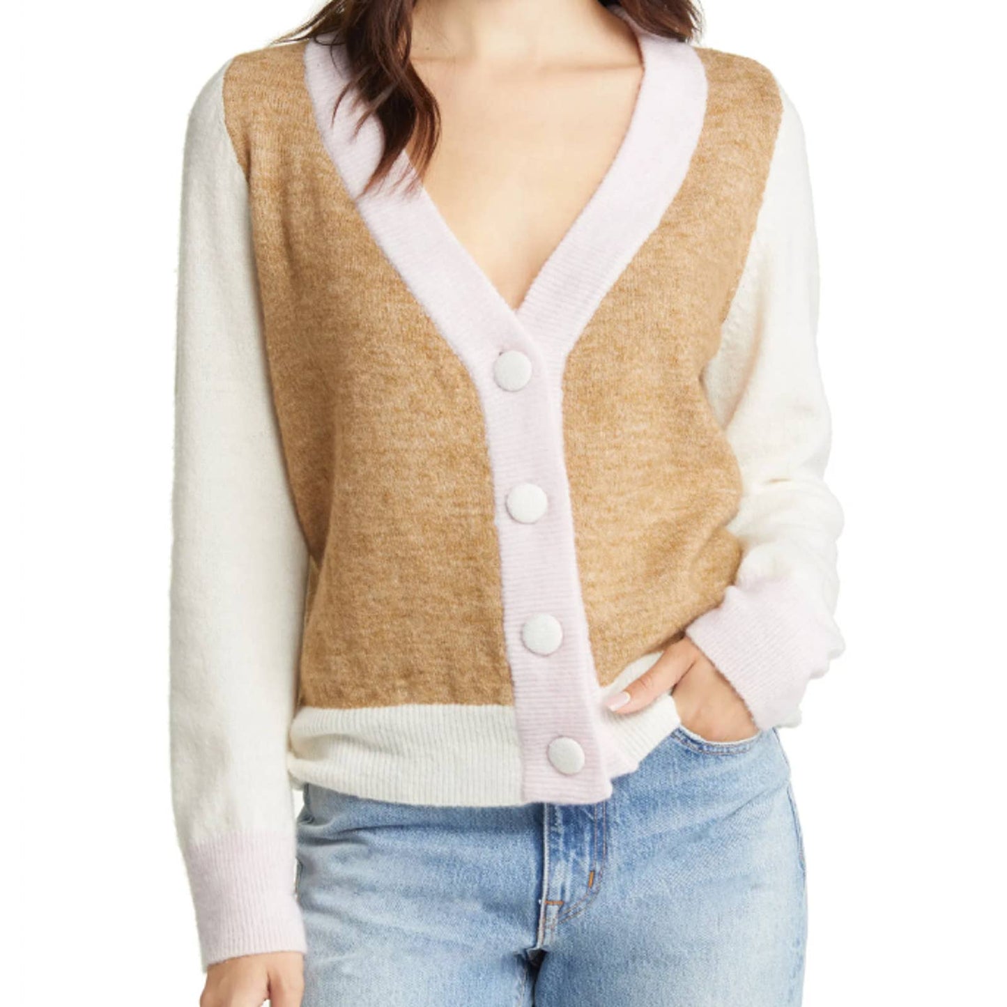 Vero Moda Vigga Colorblock Cardigan