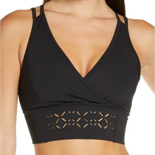 Zella Nova Perforated Racerback Bra