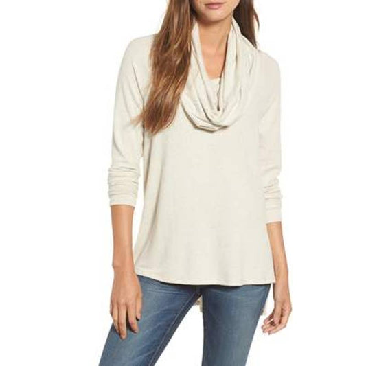 Gibson Cozy Convertible Neckline Tunic