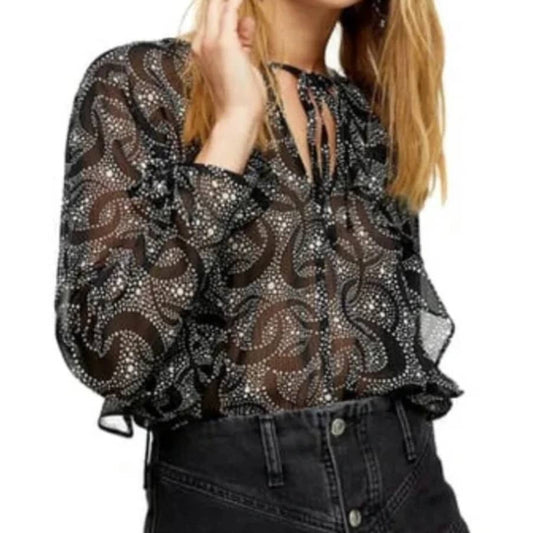 Topshop Star and Moon Blouse