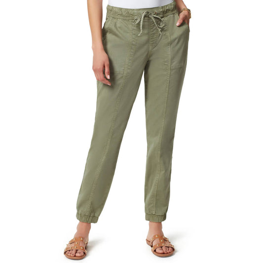 Anne Klein Seamed Cotton Blend Joggers