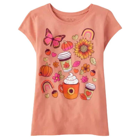 The Children’s Place Girls Harvest Doodle Graphic Tee