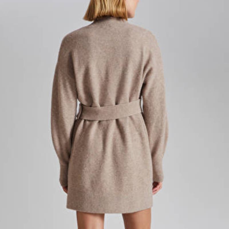 & Other Stories Belted Mini Knit Dress