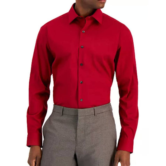 Alfani Men's Regular Fit 2-Way Stretch Dress Shirt