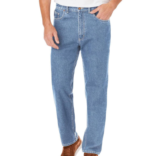 John Blair Flex Relaxed-Fit Side-Elastic Jeans