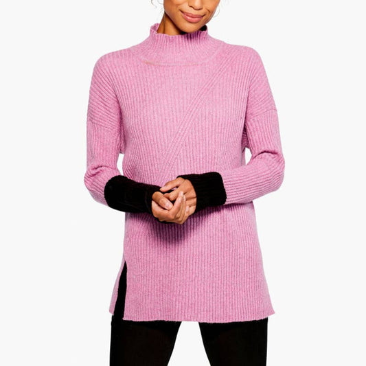 NIC+ZOE Cozy Up Textured Turtleneck Sweater
