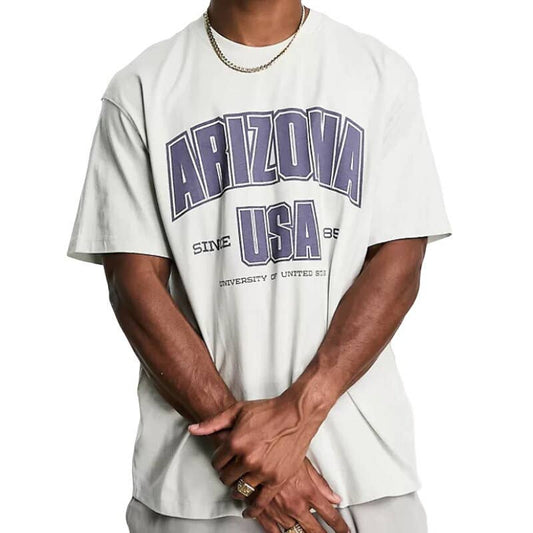 Bershka Arizona Printed Boxy T-Shirt