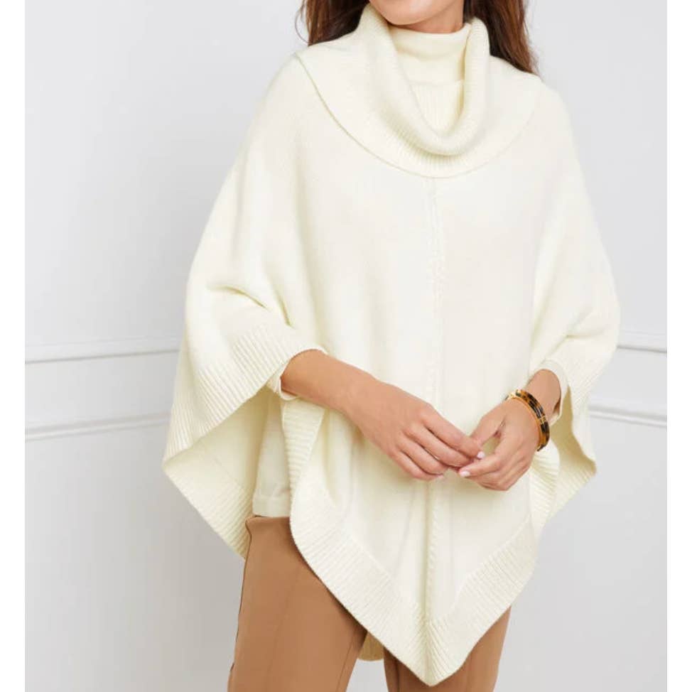 Talbots Jerset Triangle Poncho