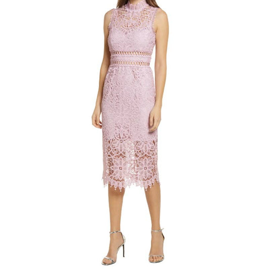 Saylor Rue Lace Sheath Cocktail Dress